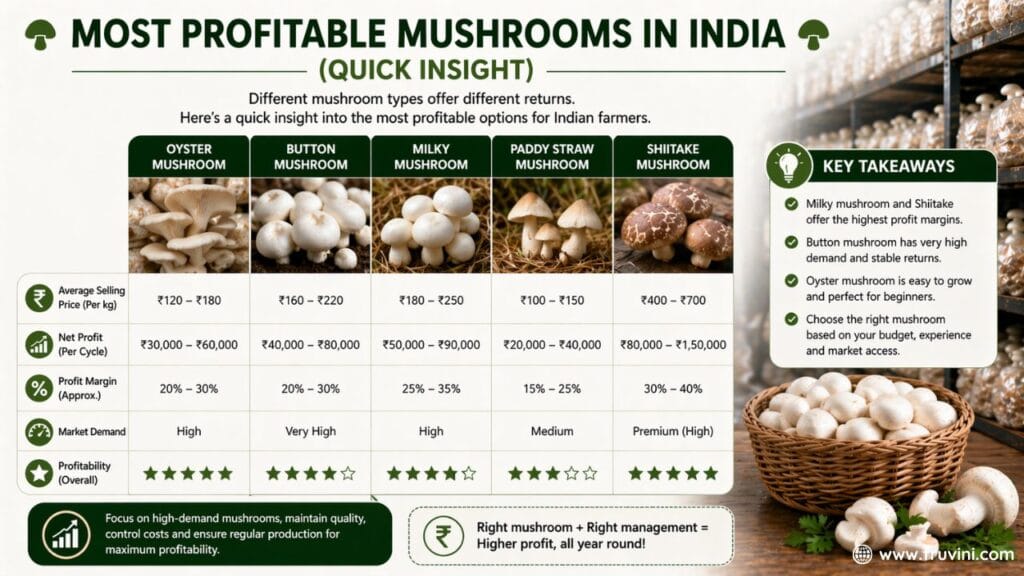 mushroom farming cost and profit quick insights (analysis)