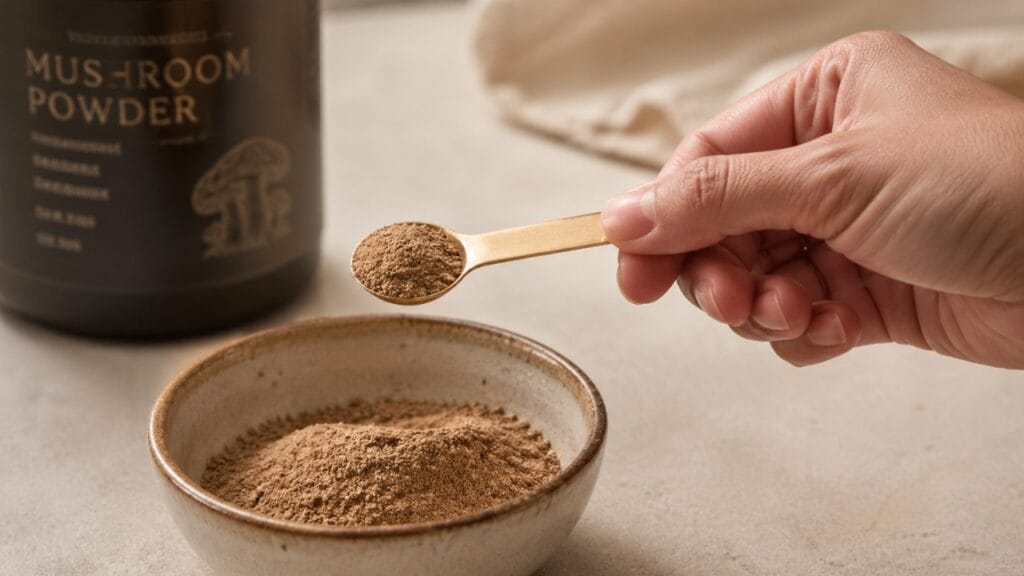 is mushroom powder safe for daily use