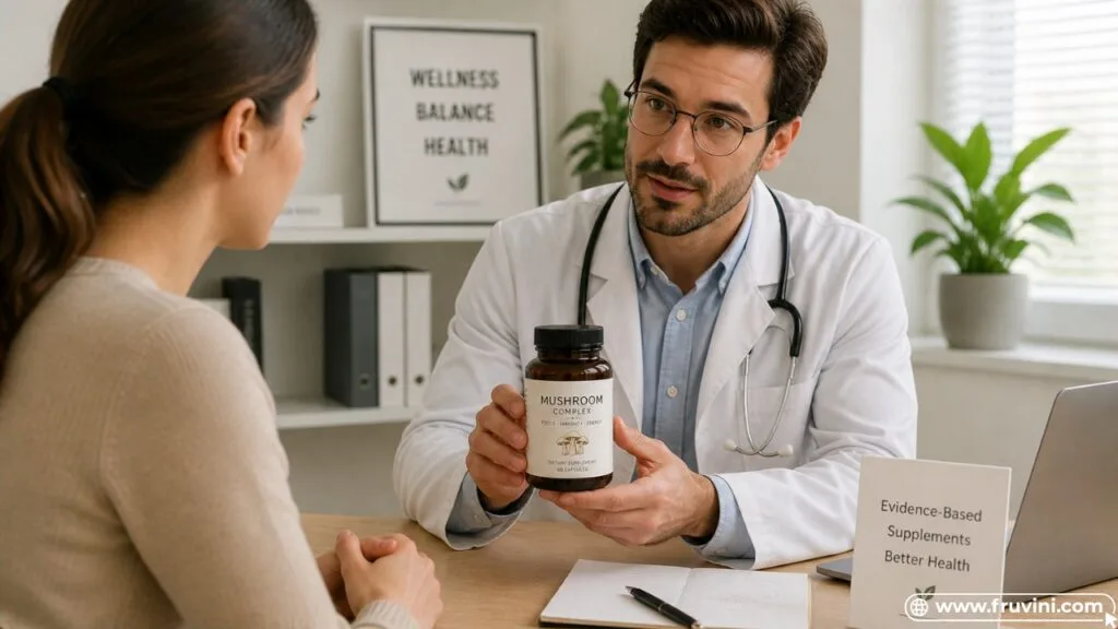 consulting doctor before taking mushroom supplements