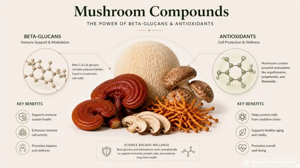 beta glucans in medicinal mushrooms immune support