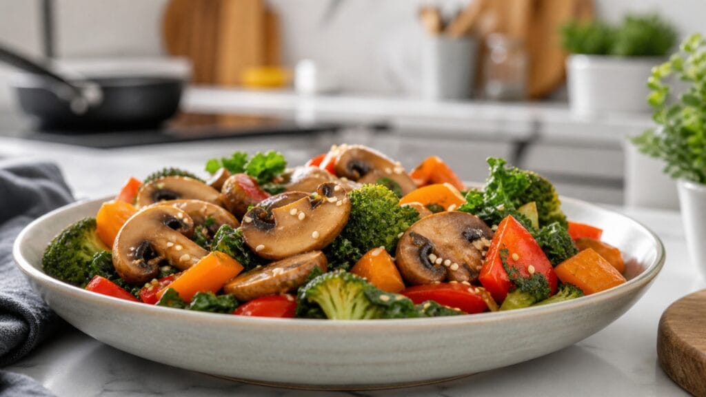 mushrooms in a healthy diet providing essential vitamins