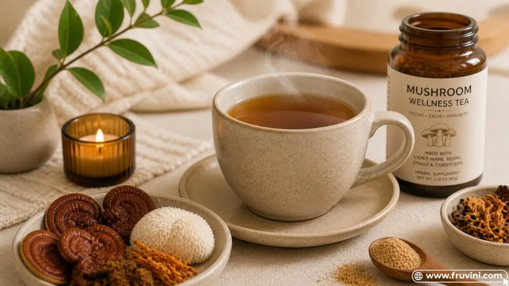 medicinal mushroom tea daily consumption